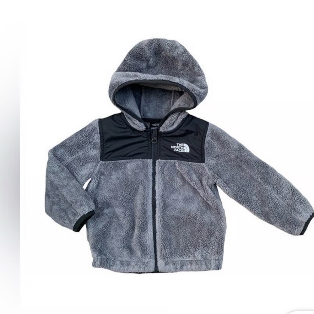 The North Face Size 12-18 Months Grey Fleece Oso Jacket